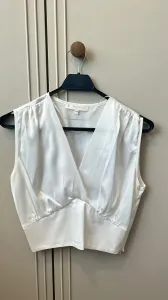SATEEN MARKA BLUZ BEYAZ RENK  36 BEDEN
